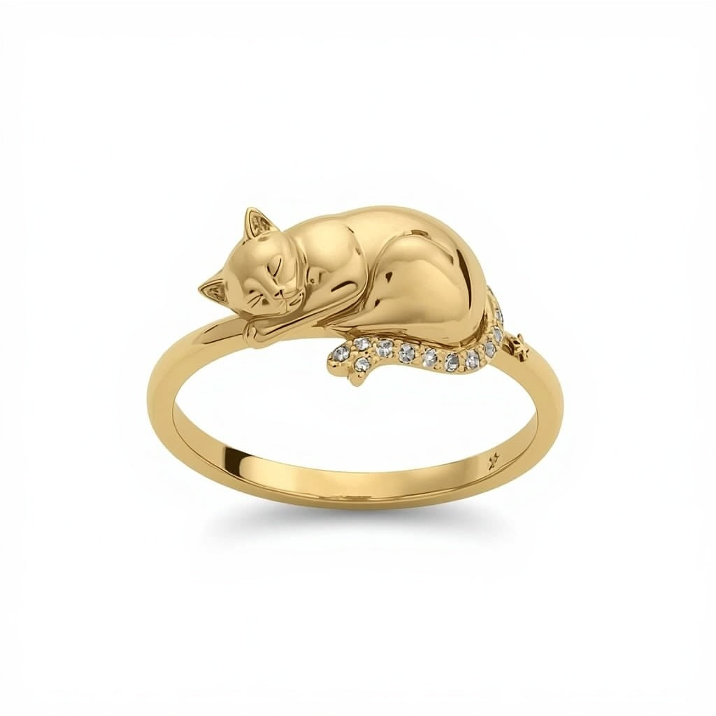 Sleeping Cat Ring